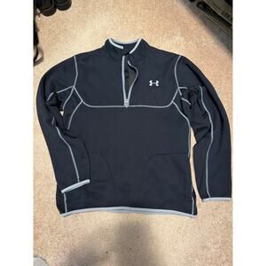 Under armour loose fit fleece quarter zip size L